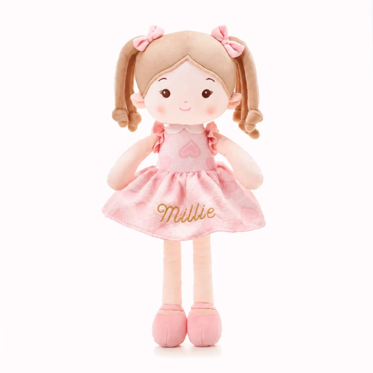 Leyadoll Soft Plush Embroidered Leya Doll, My First Baby Doll