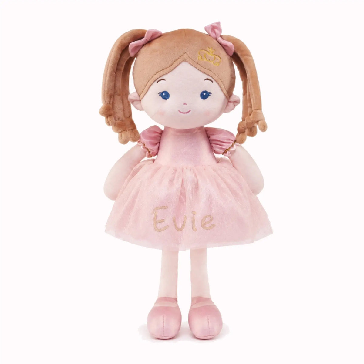Leyadoll Soft Plush Embroidered Leya Doll, My First Baby Doll