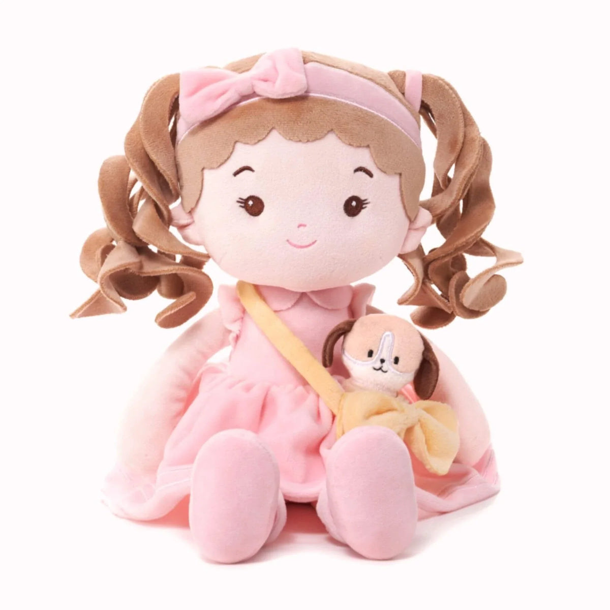 Leyadoll Soft Plush Personalized Leya Doll, My First Baby Doll