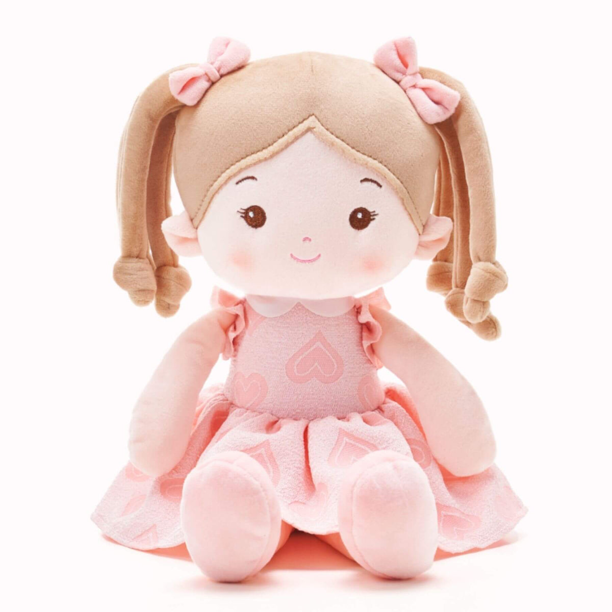 Leyadoll Soft Plush Personalized Leya Doll, My First Baby Doll