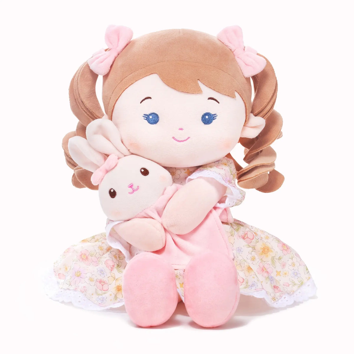 Leyadoll Soft Plush Personalized Leya Doll, My First Baby Doll