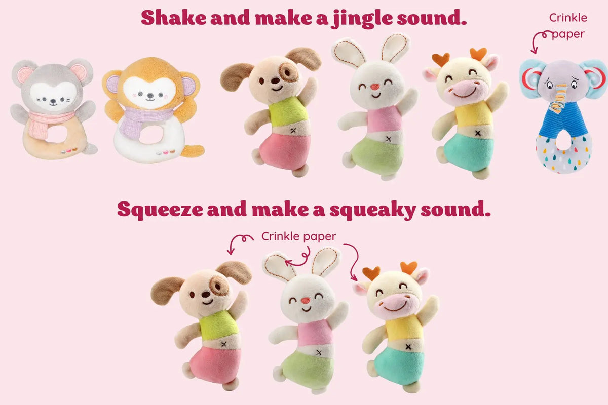 Leyadoll - Soft Baby Rattle Toy